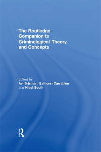 Cover image: The Routledge Companion to Criminological Theory and Concepts 1st edition 9781138818996