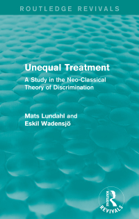 صورة الغلاف: Unequal Treatment (Routledge Revivals) 1st edition 9781138818866