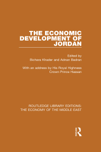 Omslagafbeelding: The Economic Development of Jordan (RLE Economy of Middle East) 1st edition 9781138820098
