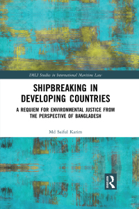 Imagen de portada: Shipbreaking in Developing Countries 1st edition 9780367256098