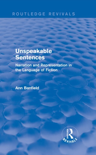 Cover image: Unspeakable Sentences (Routledge Revivals) 1st edition 9781138815513