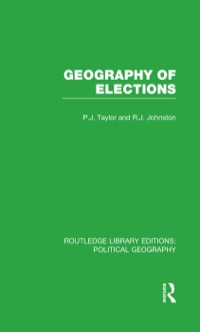 Imagen de portada: Geography of Elections 1st edition 9781138814264