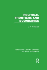 Imagen de portada: Political Frontiers and Boundaries 1st edition 9781138814202