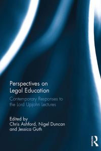 Omslagafbeelding: Perspectives on Legal Education 1st edition 9781138812581