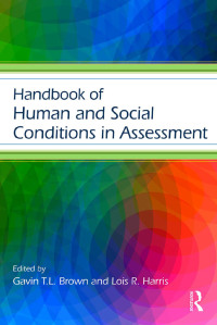 Cover image: Handbook of Human and Social Conditions in Assessment 1st edition 9781138811553