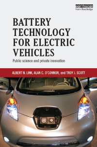 صورة الغلاف: Battery Technology for Electric Vehicles 1st edition 9781138811102