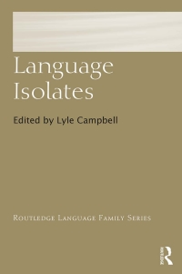 Omslagafbeelding: Language Isolates 1st edition 9780367870959
