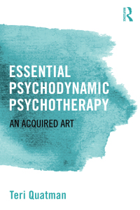 Cover image: Essential Psychodynamic Psychotherapy 1st edition 9781138808720