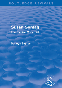 Cover image: Susan Sontag (Routledge Revivals) 1st edition 9781138808607