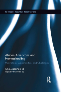 Imagen de portada: African Americans and Homeschooling 1st edition 9781138286993