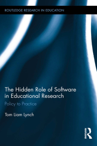 Cover image: The Hidden Role of Software in Educational Research 1st edition 9781138807297