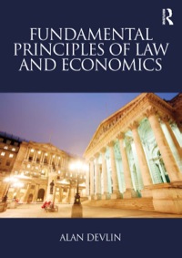 Imagen de portada: Fundamental Principles of Law and Economics 1st edition 9781138806023