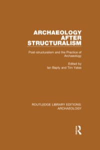 Imagen de portada: Archaeology After Structuralism 1st edition 9781138805903