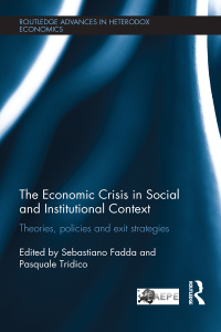 Imagen de portada: The Economic Crisis in Social and Institutional Context 1st edition 9781138805590