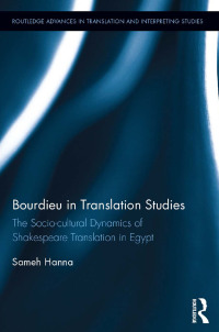 Omslagafbeelding: Bourdieu in Translation Studies 1st edition 9781138803626