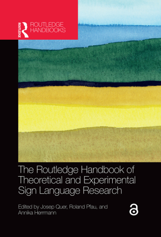 Immagine di copertina: The Routledge Handbook of Theoretical and Experimental Sign Language Research 1st edition 9781138801998