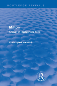 Cover image: Milton (Routledge Revivals) 1st edition 9781138800915