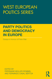 صورة الغلاف: Party Politics and Democracy in Europe 1st edition 9781138800564