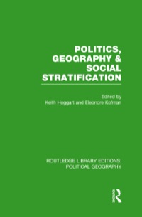 Imagen de portada: Politics, Geography and Social Stratification 1st edition 9781138800397