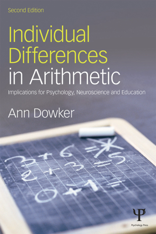 Cover image: Individual Differences in Arithmetic 2nd edition 9781138800335
