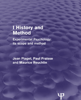 表紙画像: Experimental Psychology Its Scope and Method: Volume I (Psychology Revivals) 1st edition 9781848724617