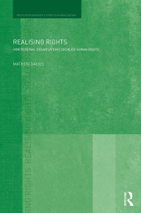 Cover image: Realising Rights 1st edition 9780815377580