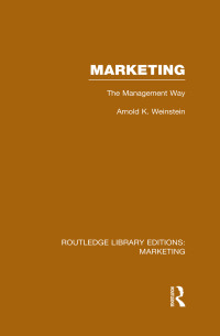 Cover image: Marketing (RLE Marketing) 1st edition 9781138794054