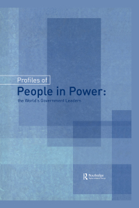 Cover image: Profiles of People in Power 1st edition 9781857431261