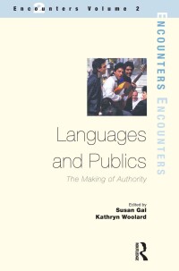 Imagen de portada: Languages and Publics 1st edition 9781900650434