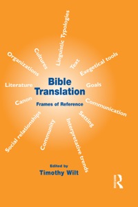 Cover image: Bible Translation 1st edition 9781138172555