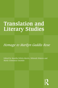 Imagen de portada: Translation and Literary Studies 1st edition 9781138177314