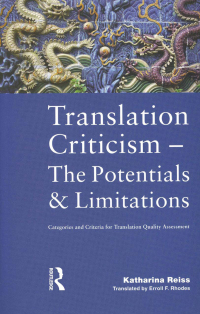صورة الغلاف: Translation Criticism- Potentials and Limitations 1st edition 9781138143111