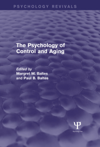 Omslagafbeelding: The Psychology of Control and Aging (Psychology Revivals) 1st edition 9781848724594