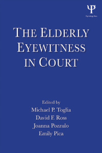 Imagen de portada: The Elderly Eyewitness in Court 1st edition 9781848726130