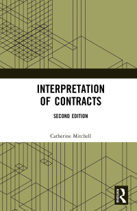 صورة الغلاف: Interpretation of Contracts 2nd edition 9781138789722