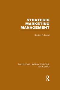 Imagen de portada: Strategic Marketing Management (RLE Marketing) 1st edition 9781138982970