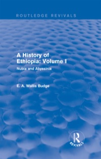 Imagen de portada: A History of Ethiopia: Volume I (Routledge Revivals) 1st edition 9781138791558