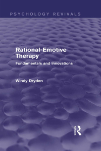 Cover image: Rational-Emotive Therapy (Psychology Revivals) 1st edition 9781138791282