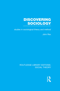 صورة الغلاف: Discovering Sociology 1st edition 9781138786097