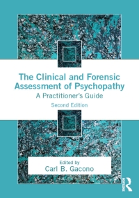 Omslagafbeelding: The Clinical and Forensic Assessment of Psychopathy 2nd edition 9781138790032