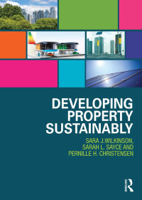 Cover image: Developing Property Sustainably 1st edition 9780415835671
