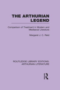 Imagen de portada: The Arthurian Legend 1st edition 9781138988781