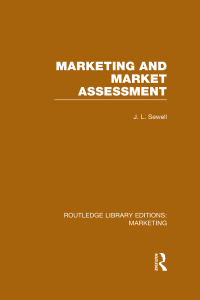 صورة الغلاف: Marketing and Marketing Assessment (RLE Marketing) 1st edition 9781138980433