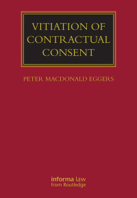 Omslagafbeelding: Vitiation of Contractual Consent 1st edition 9780367736804