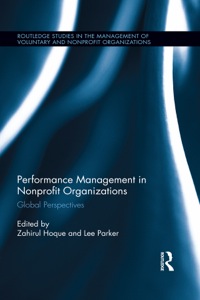 Cover image: Performance Management in Nonprofit Organizations 1st edition 9781138787988