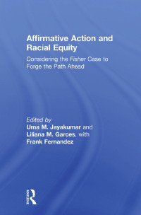 Imagen de portada: Affirmative Action and Racial Equity 1st edition 9781138785359