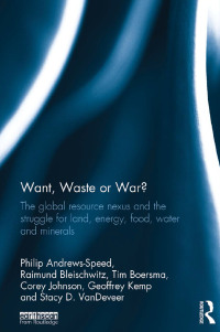 Imagen de portada: Want, Waste or War? 1st edition 9781138784468