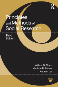 Cover image: Principles and Methods of Social Research 3rd edition 9780415638562