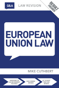 表紙画像: Q&A European Union Law 10th edition 9781138783911