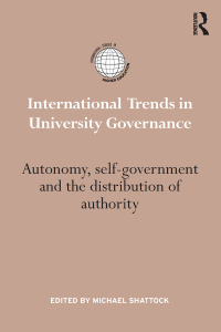 Omslagafbeelding: International Trends in University Governance 1st edition 9780415842907